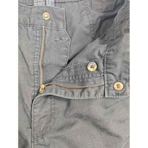 5.11 Tactical Series Pants Mens 36x30 Black Cargo Ripstop Polyester Hiking Work - Picture 11 of 13